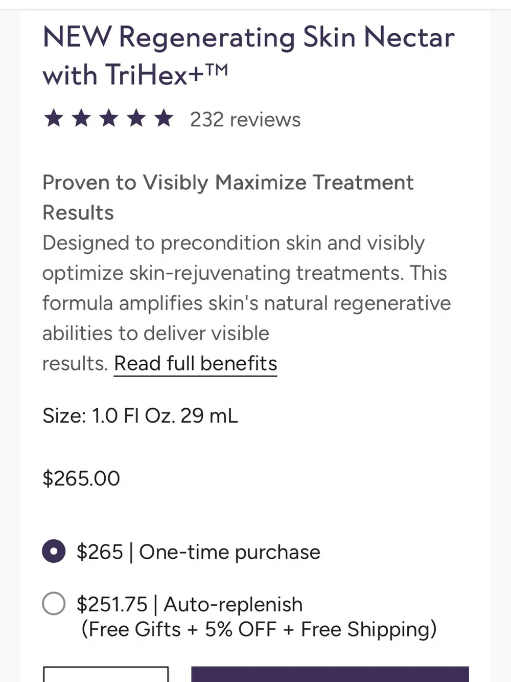 Alastin Regenerating Skin Nectar with TriHex+ Technology — NEW